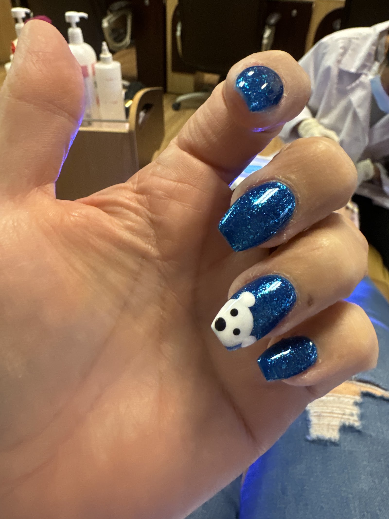 Le'v Nails Salon & Spa nail work in Lexington, North Carolina